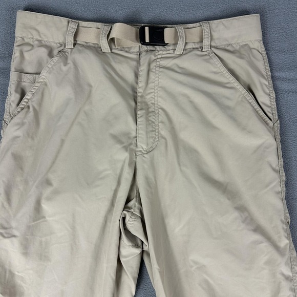 SCOTTeVEST Pants Mens 32x34 Khaki Travel Tech Lightweight Quick Dry Belt Nylon - Picture 3 of 12